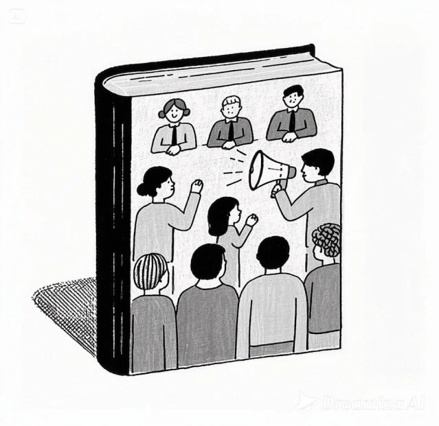 Incident Communication 101 book cover illustration showing team member using megaphone to communicate with colleagues